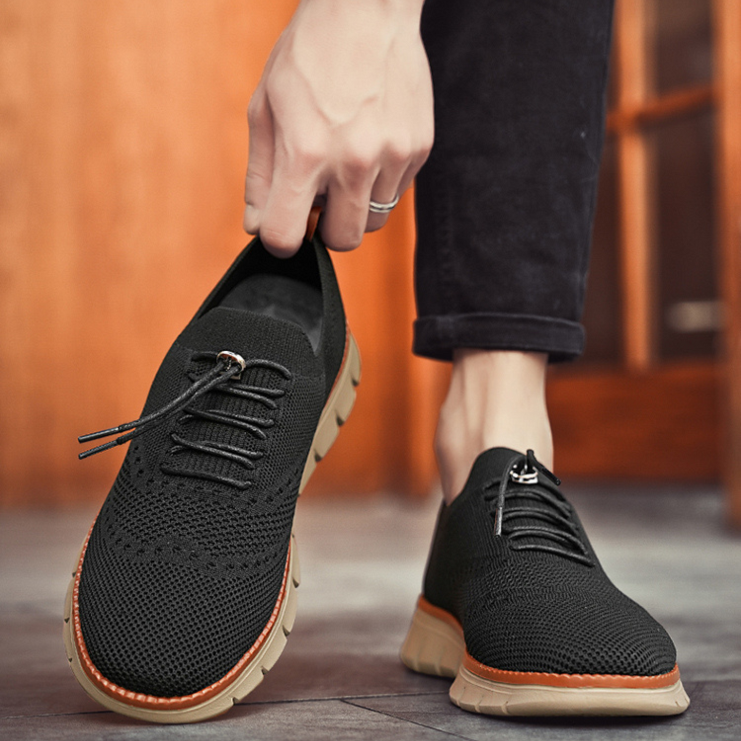 GRW Orthopedic Men Shoes Comfortable Lightweight Urban Dress Shoes GroovyWish