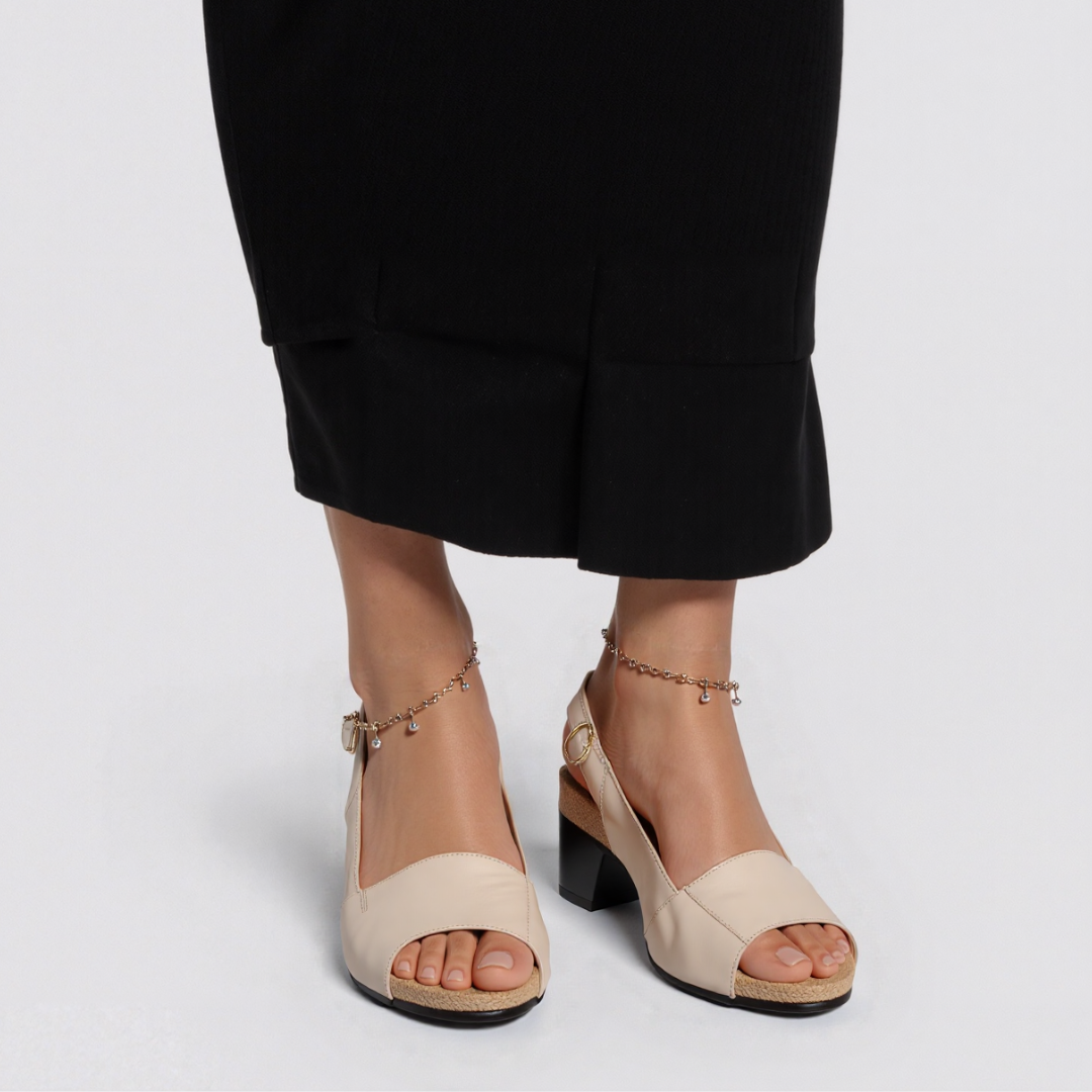 GRW Orthopedic Women Sandals (Top Grain Leather) Breathable Arch Support Wedge Slip on Vintage Summer GroovyWish