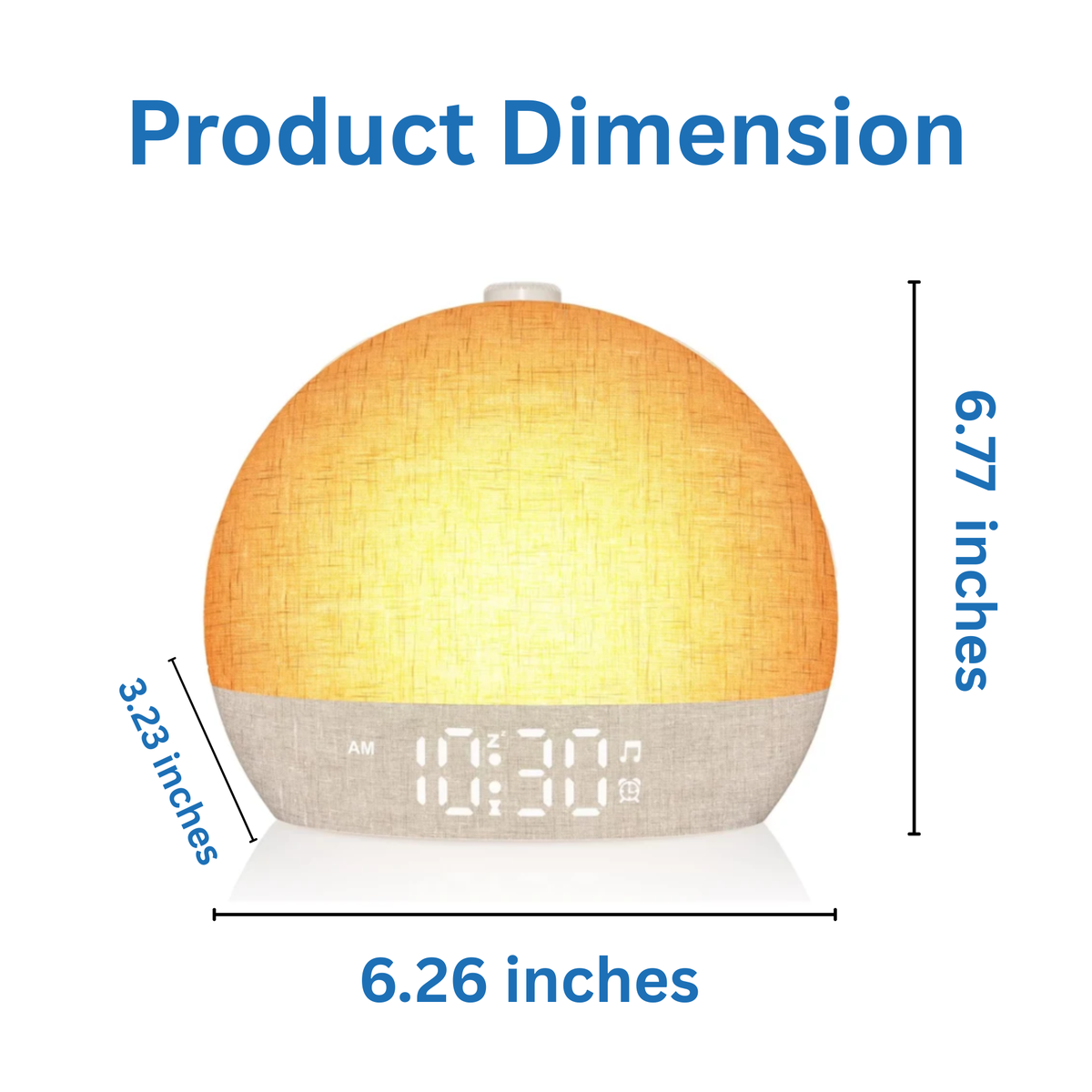4-in-1 White Noise Machine with 30 Sleep Sounds, Sunrise Alarm And 7 Colors Night Light