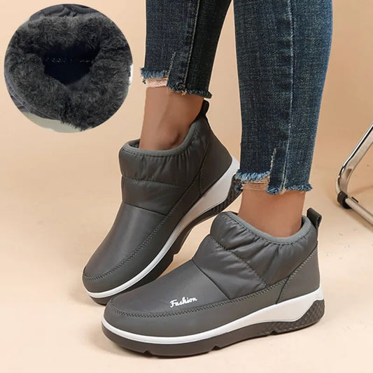 GRW Orthopedic Women Winter Boots Waterproof Warm Soft AntiSlip Casual Ankle Boots
