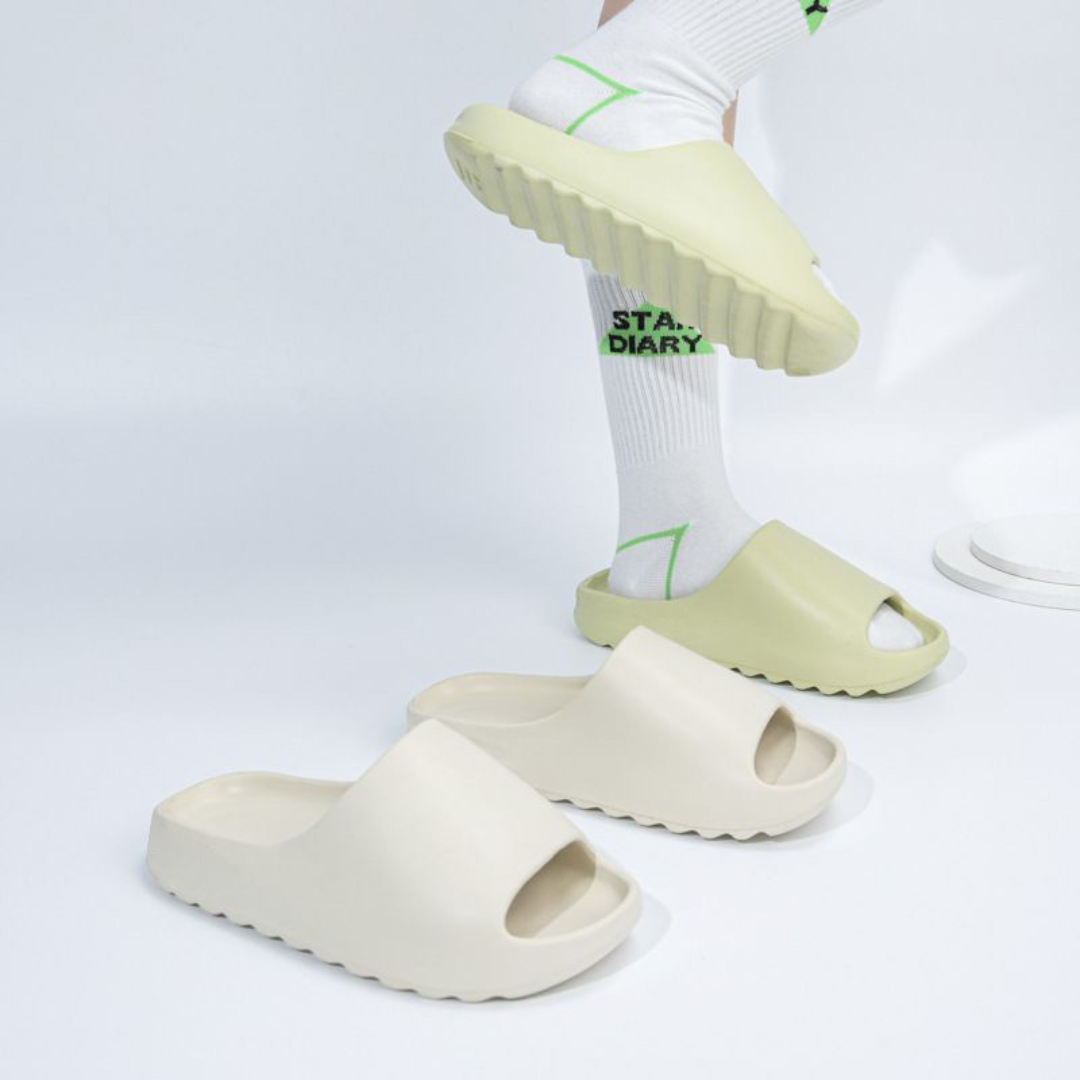 GRW Women Summer Slide Sandals Cloud Thick-soled Lightweight Summer Slippers GroovyWish