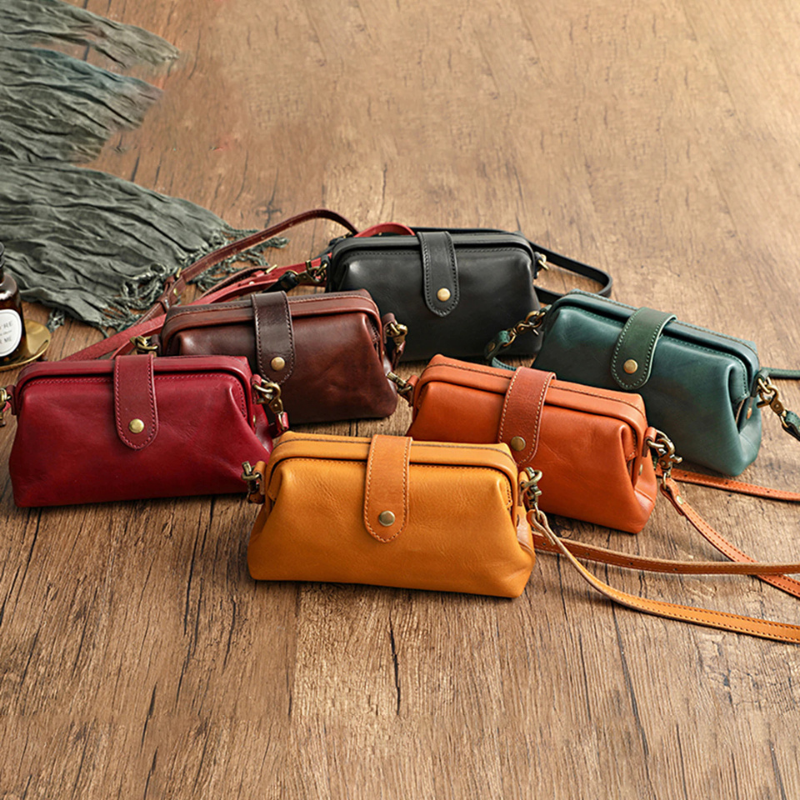 GRW Dr Bag - Retro Handgemachte Tasche Multifunktions Praktisches Leder