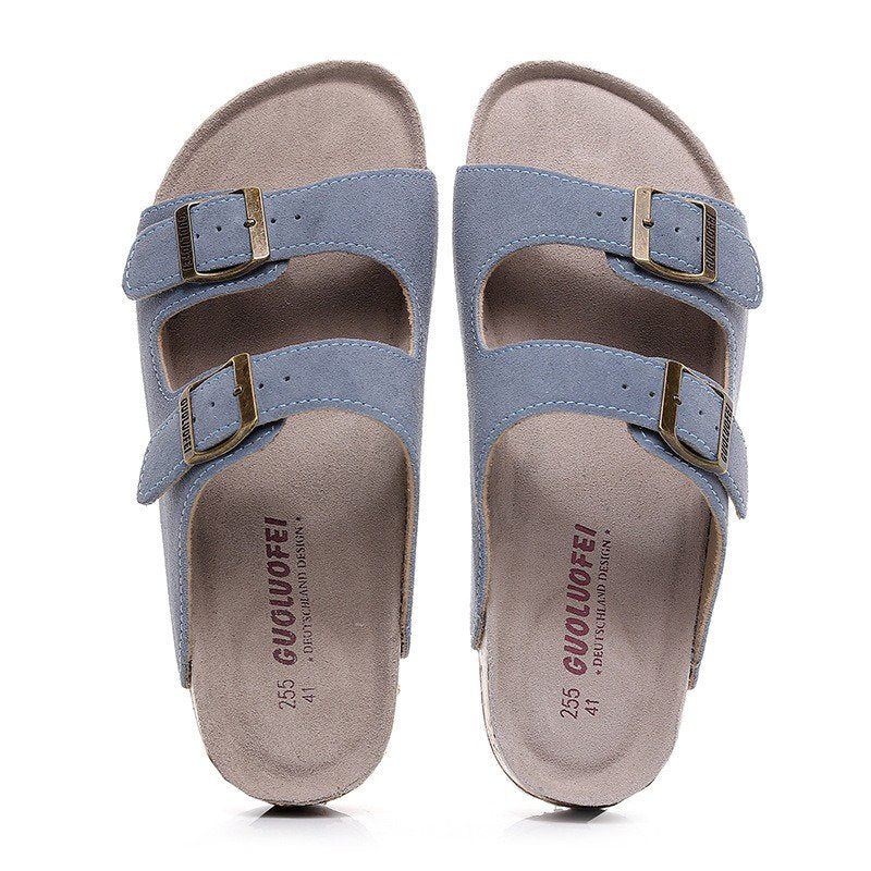 Groovywish Men Casual Orthopedic Sandals Colorful Retro Beash Slides GroovyWish