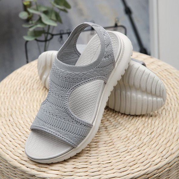 GroovyWish Women Walking Orthopedic Sandals Mesh Hollow Out Trendy Summer Sandals