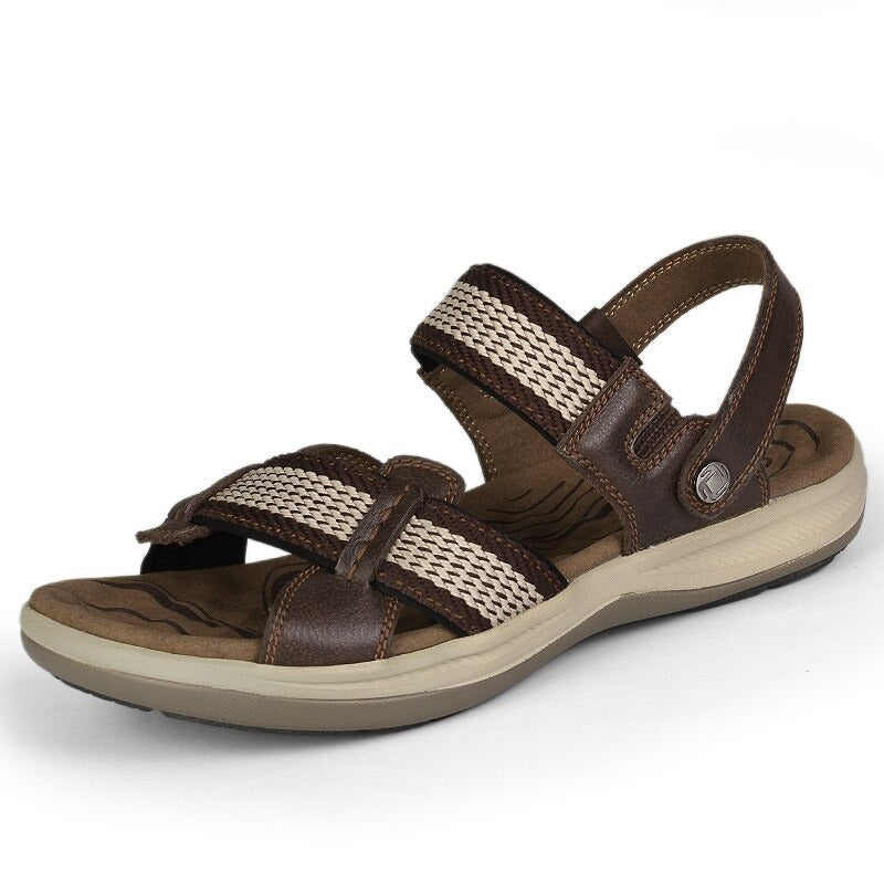 GRW Orthopädische Sandalen Frauen Leder Bequeme Sommer