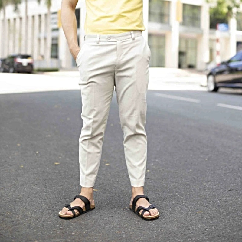 GRW Orthopädische Sandale für Herren, Fußgewölbeunterstützung, atmungsaktiv, bequem, Kork-Fußbett, Schnallenriemen, rutschfeste Sandale