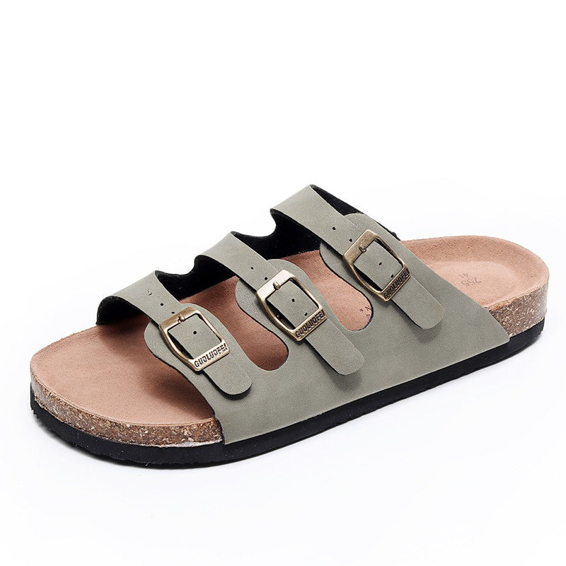 Groovywish Beste orthopädische Sandalen für Männer Walking Basic Sommer Slides