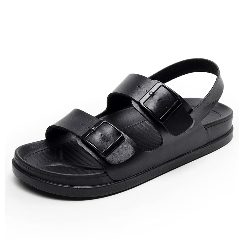 Groovywish Herren-Sandalen, wasserdicht, orthopädisch, offene, runde Zehenpartie, lässig, Sommer 2023