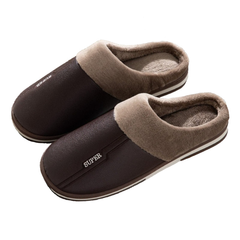 Groovywish Plus Size Winter Slippers Men Home Footwear GroovyWish