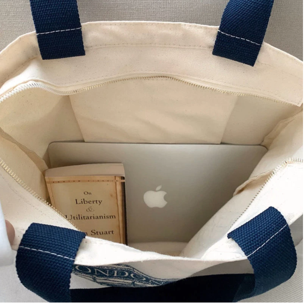 GroovyWish Tragetasche, wiederverwendbar, Canvas-Druck, Schultertasche für Damen