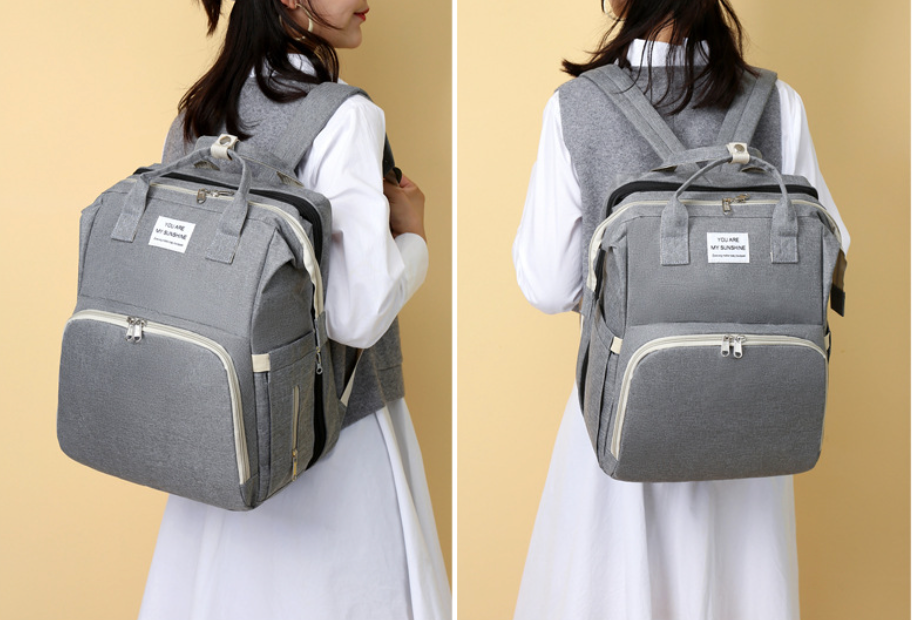 GroovyWish Wickeltasche, tragbar, für Kinderbett, Wickeltisch, Schlafsack für Mama