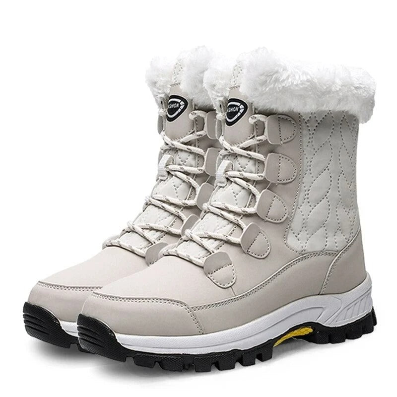 Groovywish Snow Boots Women Winter Keep Warm Water-proof Shoes GroovyWish
