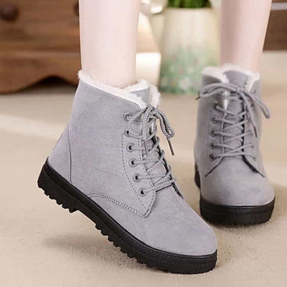 GRW Orthopedic Boots For Women Arch Support Snowy Warm Fur Plush Insole Winter Boots