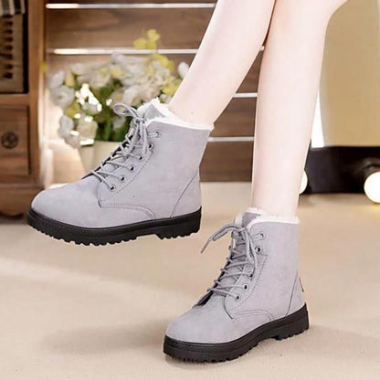 GRW Orthopedic Boots For Women Arch Support Snowy Warm Fur Plush Insole Winter Boots