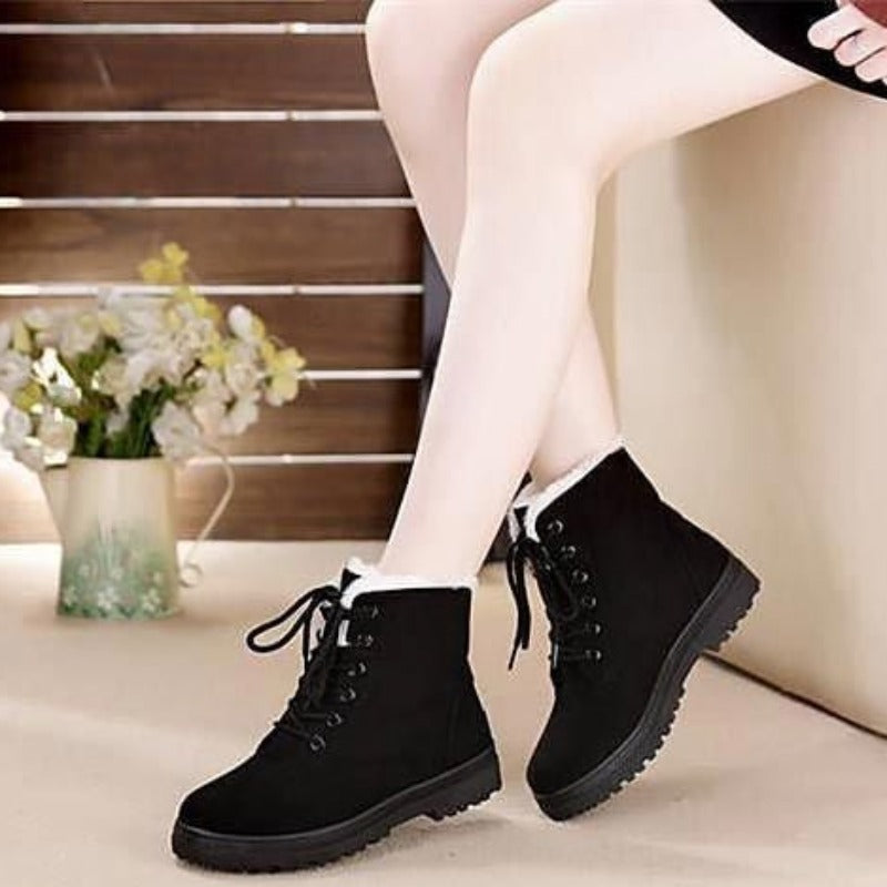 GRW Orthopedic Boots For Women Arch Support Snowy Warm Fur Plush Insole Winter Boots
