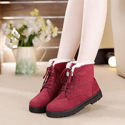 GRW Orthopedic Boots For Women Arch Support Snowy Warm Fur Plush Insole Winter Boots