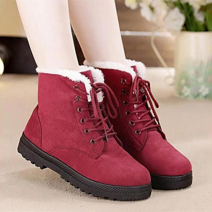 GRW Orthopedic Boots For Women Arch Support Snowy Warm Fur Plush Insole Winter Boots