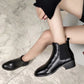 GRW Orthopedic Women Boot Arch Support Genuine Leather AntiSlip LightWeight Basic Chelsea Boot