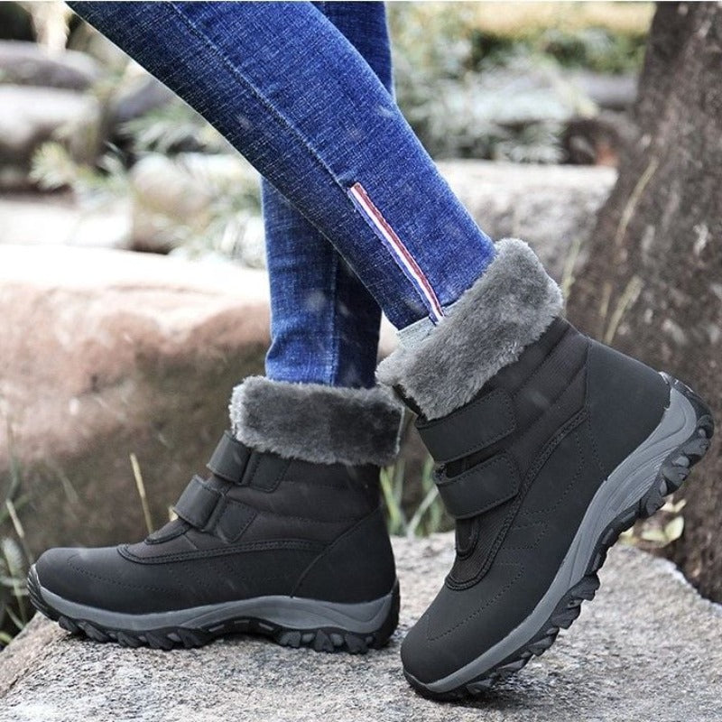 GRW Orthopedic Boots For Women Thick Fur Waterproof Cozy Padded Outdoor Boots