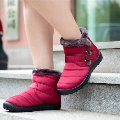 GRW Orthopedic Boots For Women Waterproof Non-Slip Soles Warm Fur Plush Winter Boots