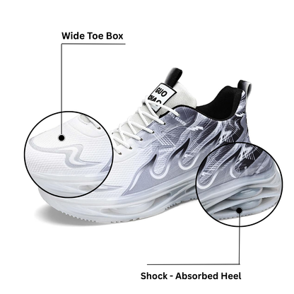 GRW Men Orthopedic Shoes Comfortable Shock-absorbing Heel Sneakers GroovyWish