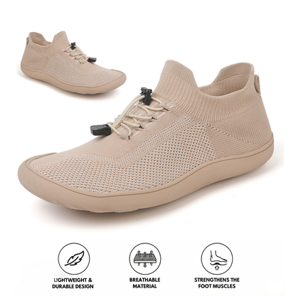 GRW Ortho Men Barefoot Shoes Comfort Breathable Knit Walking Casual Minimalist Shoes