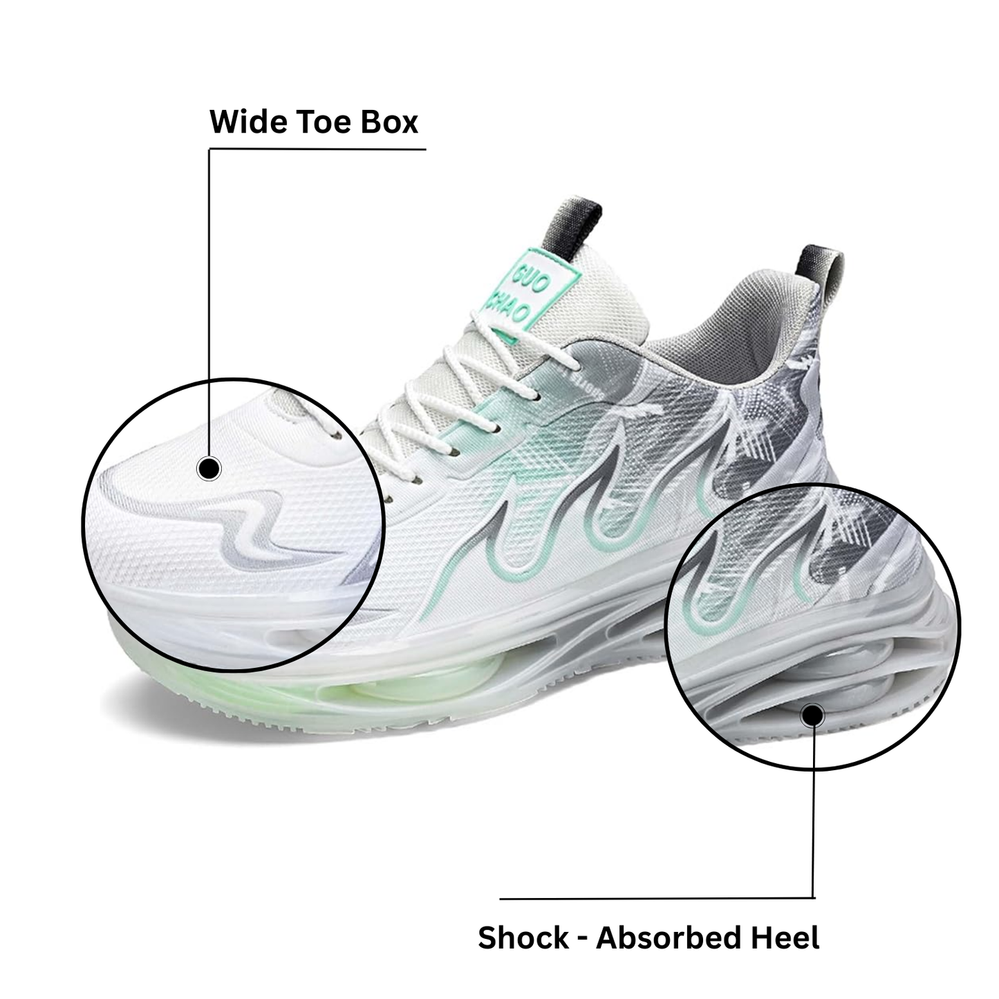 GRW Women Orthopedic Shoes Lightweight Arch Support Walking Sneakers GroovyWish