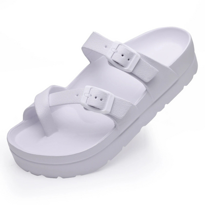 GRW Orthopedic Women Sandals Thick Bottom Light Clip Toe Beach Sandals