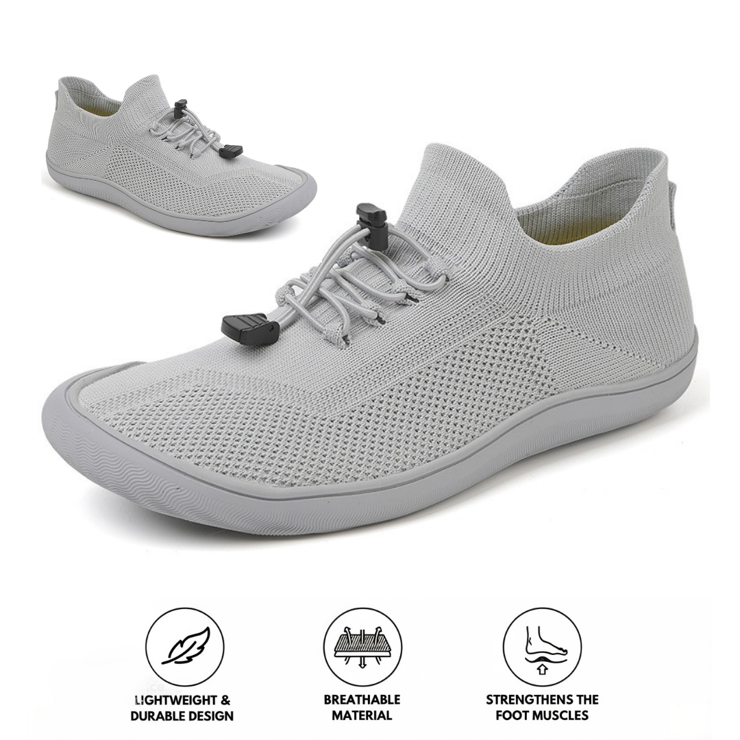 GRW Ortho Men Barefoot Shoes Comfort Breathable Knit Walking Casual Minimalist Shoes