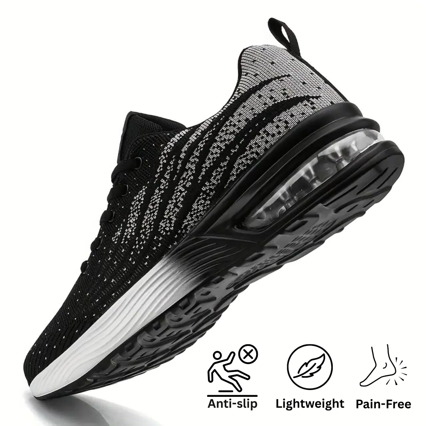 GRW Men Orthopedic Shoes Air-Cushioned Comfortable Slip-Resistant Athletic Sneakers