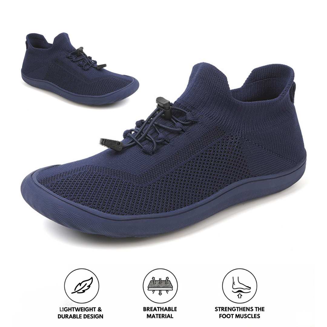 GRW Ortho Men Barefoot Shoes Comfort Breathable Knit Walking Casual Minimalist Shoes