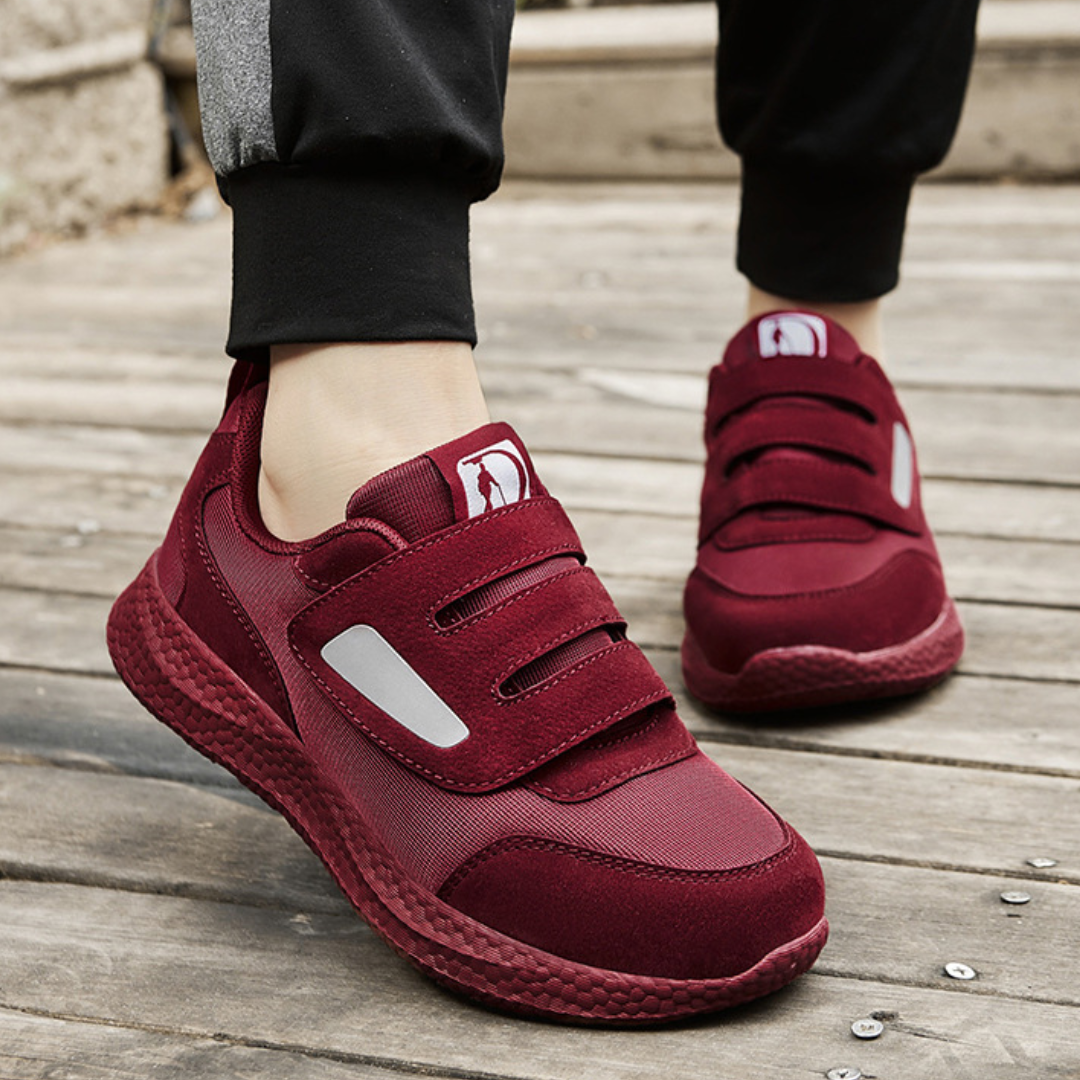 GRW Men Orthopedic Shoes Comfortable Diabetic Arch-support Casual Velcro Lightweight