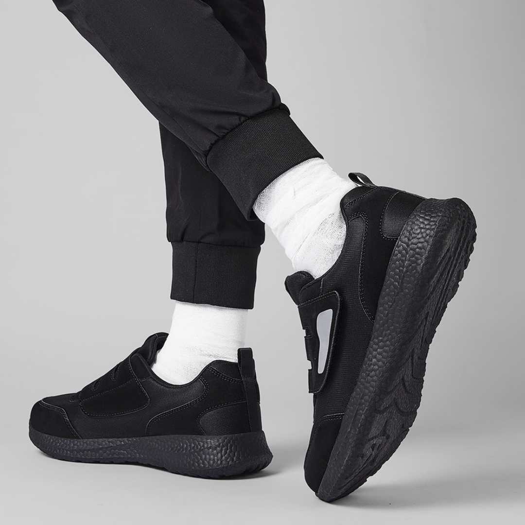 GRW Men Orthopedic Shoes Comfortable Diabetic Arch-support Casual Velcro Lightweight