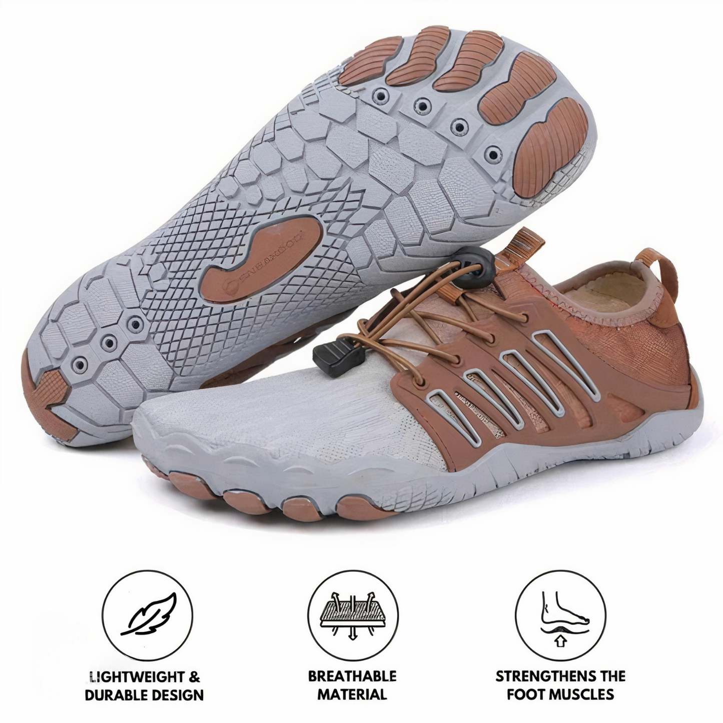 GRW Ortho Barefoot Shoes Men | Non-slip Nature Comfort Lightweight Shoes