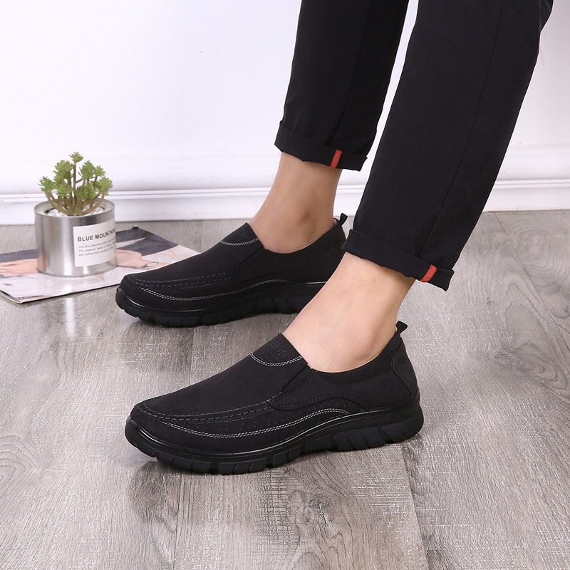 GRW Women Orthopedic Shoes Breathable Slip on Flat Canvas Casual Shoes