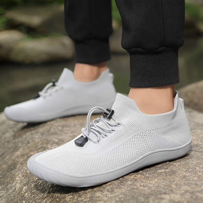 GRW Ortho Men Barefoot Shoes Comfort Breathable Knit Walking Casual Minimalist Shoes