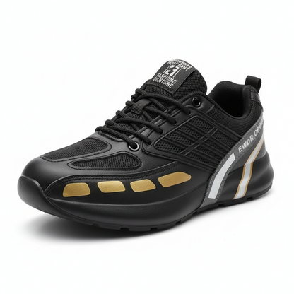 GRW Men Orthopedic Shoes Anatomical  Arch Support Comfort Leather All-day Walking Sneaker