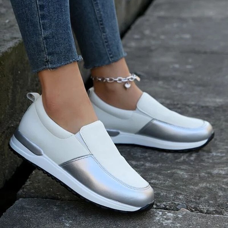 GRW Orthopedic Shoes Women Comfy Slip-on Arch Support Round Toe Modern Fashion