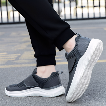 GRW Men Orthopedic Shoes Comfortable Pain-relief Diabetic Arch-support Airy Mesh Casual Walking