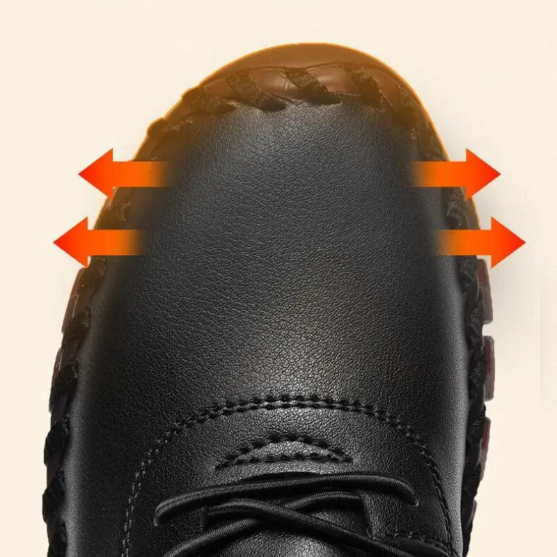 GRW Orthopedic Shoes for Women Waterproof Velcro Plush Fleece Warm Leather Boots