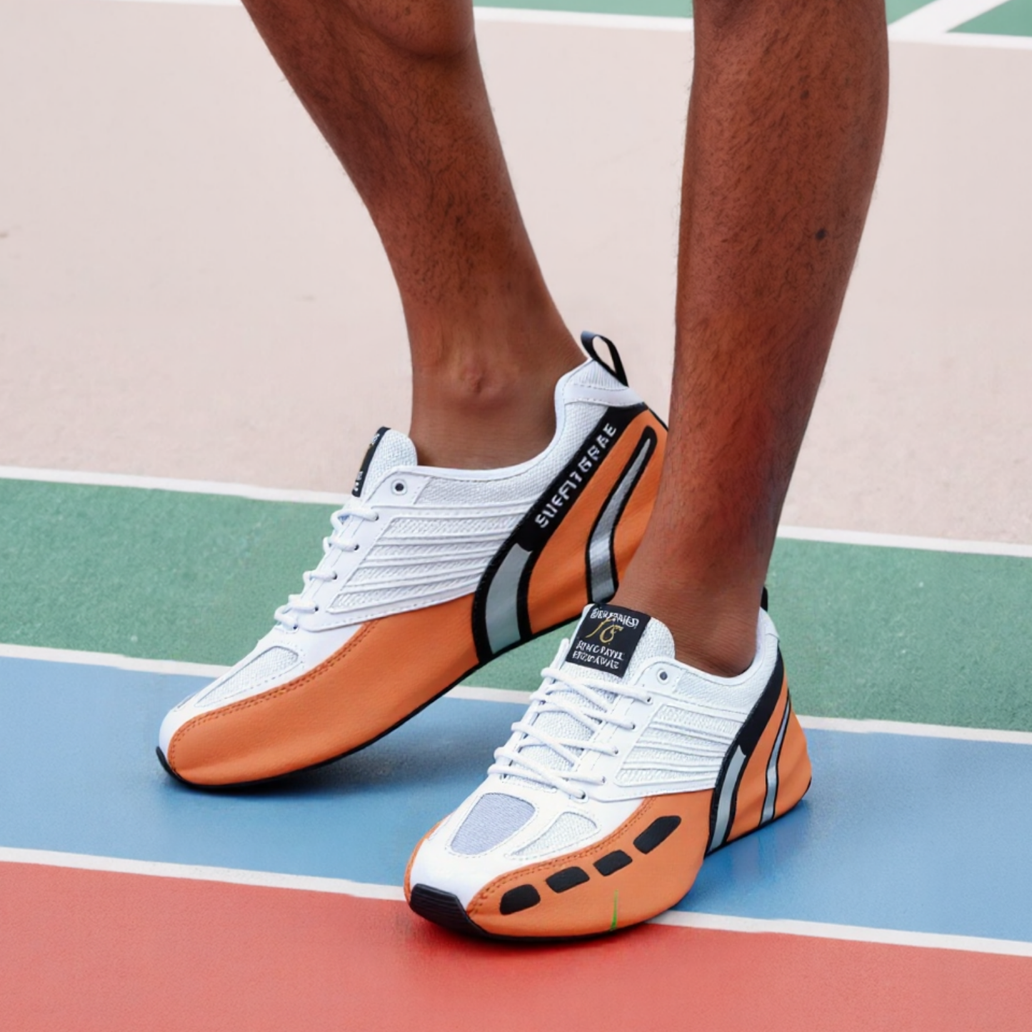 GRW Men Orthopedic Shoes Anatomical  Arch Support Comfort Leather All-day Walking Sneaker