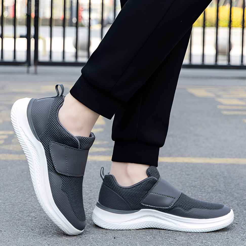 GRW Men Orthopedic Shoes Comfortable Pain-relief Diabetic Arch-support Airy Mesh Casual Walking