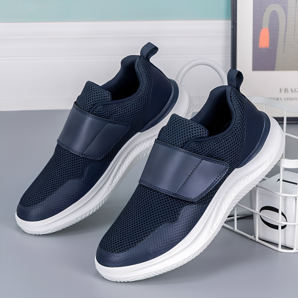 GRW Men Orthopedic Shoes Comfortable Pain-relief Diabetic Arch-support Airy Mesh Casual Walking