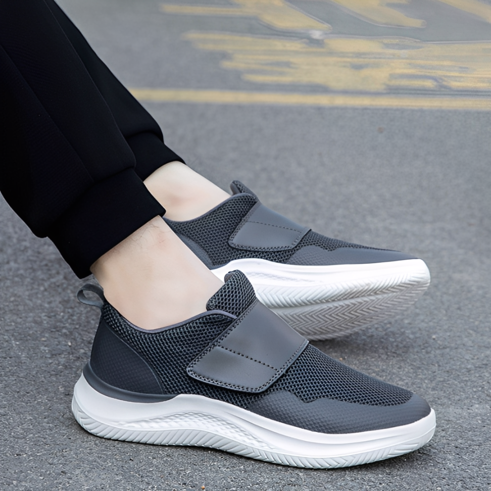 GRW Men Orthopedic Shoes Comfortable Pain-relief Diabetic Arch-support Airy Mesh Casual Walking