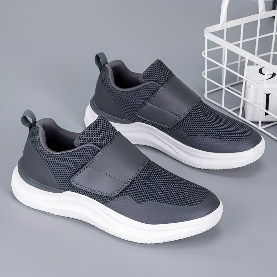 GRW Men Orthopedic Shoes Comfortable Pain-relief Diabetic Arch-support Airy Mesh Casual Walking