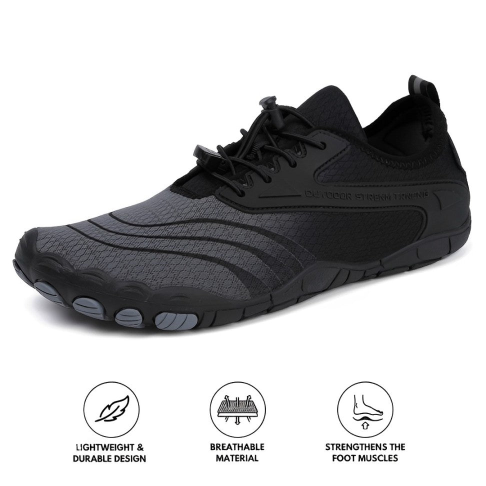 GRW Ortho Barefoot Men Shoes | Balanced Mobility, Non-slip Lightweight Everyday Shoes