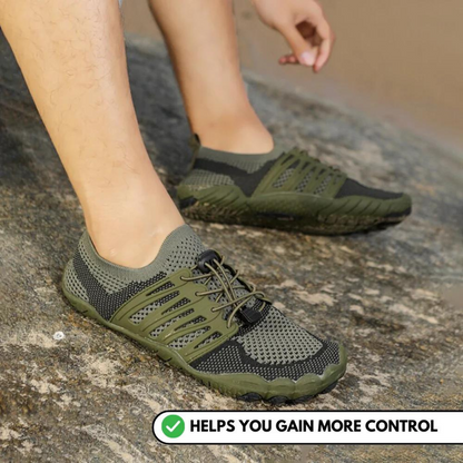 GRW Ortho Barefoot Men Shoes | Free Move, Natural Comfort Casual Outdoor Shoes