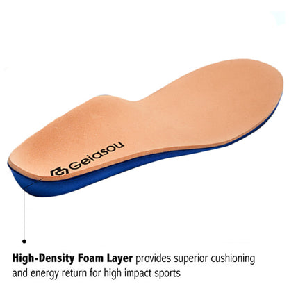 GEIASOU Orthotic Insoles Comfort Memory Foam Arch Support Foot Pain Relief