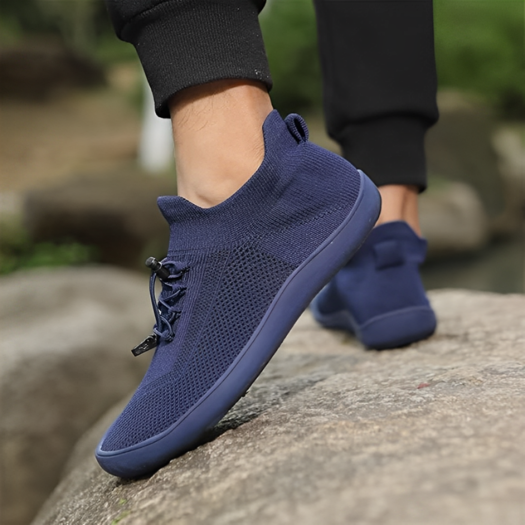 GRW Ortho Men Barefoot Shoes Comfort Breathable Knit Walking Casual Minimalist Shoes