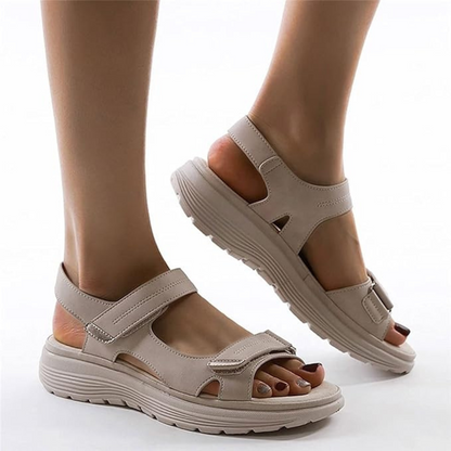 GRW Women Orthopedic Sandals Comfortable Open Toe Velcro Strap Walking Summer Sandals